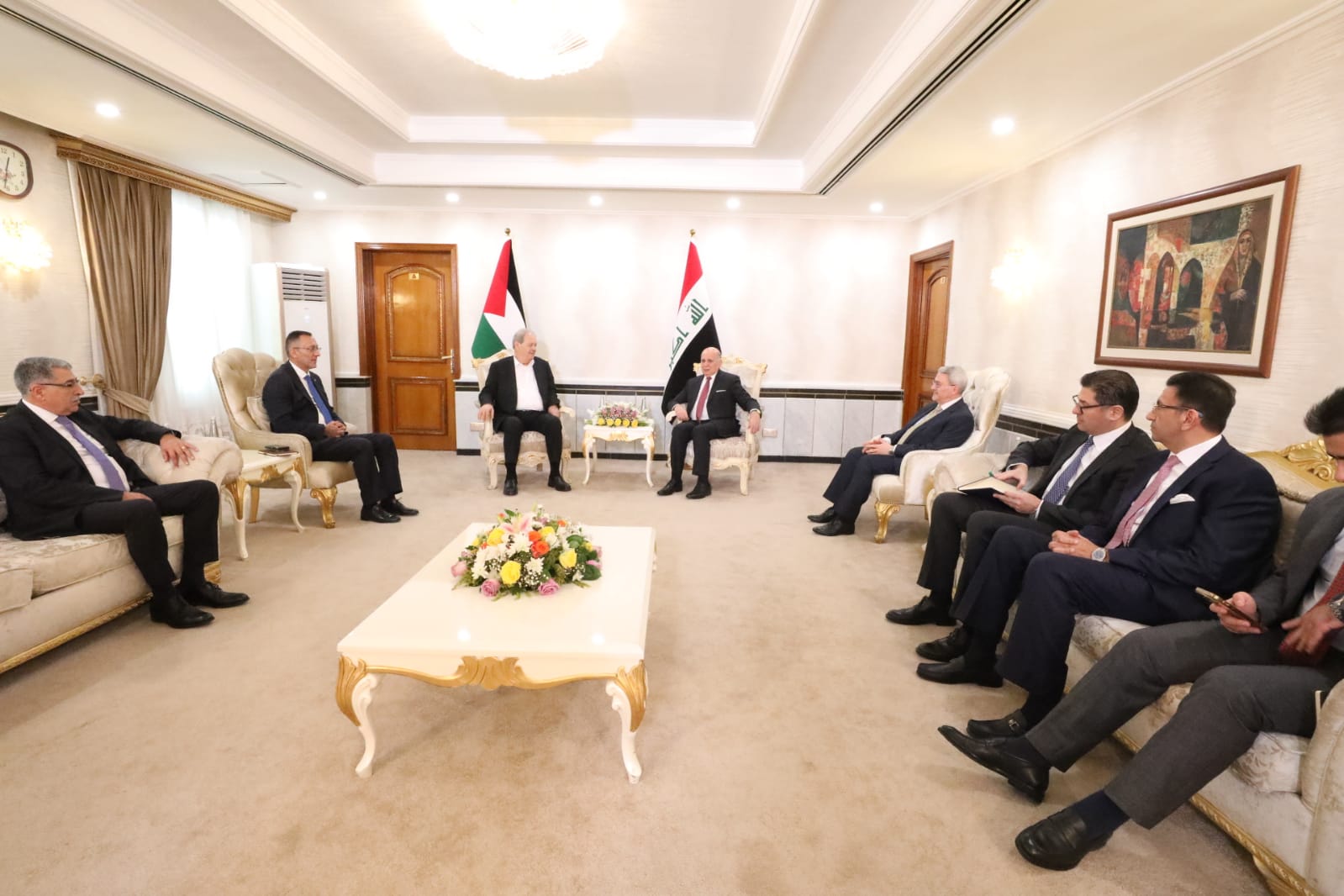 فتوح لدى لقائه وزير الخارجية العراقي